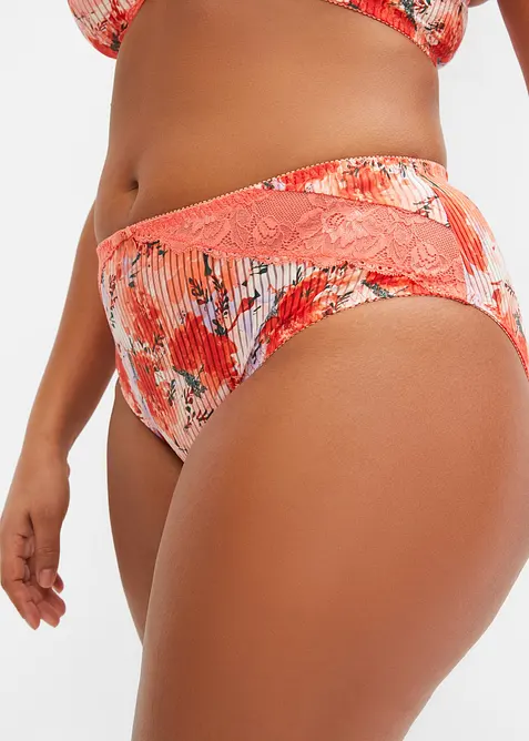 Slip alto con pizzo, bonprix