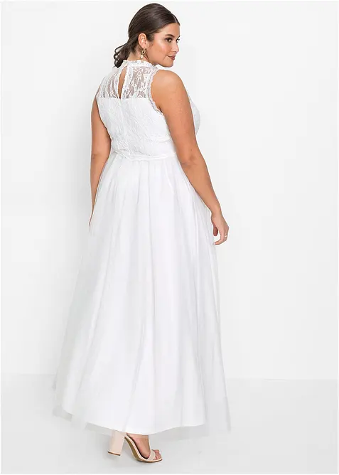 Abito da sposa con tulle e pizzo, bonprix