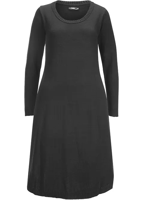 Abito in maglia svasato, bonprix