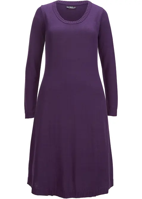 Abito in maglia svasato, bonprix