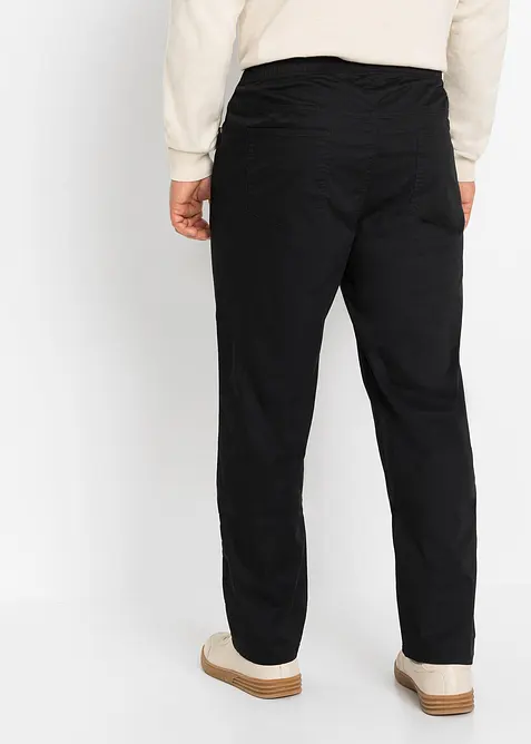 Pantaloni elasticizzati con elastico in vita regular fit, straight, bonprix