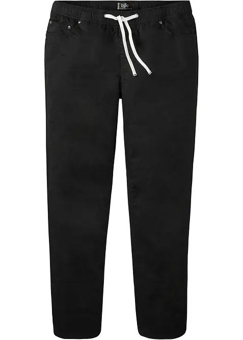 Pantaloni elasticizzati con elastico in vita regular fit, straight, bonprix