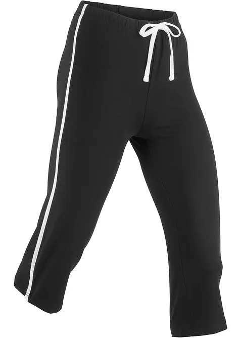 Pantaloni capri sportivi, bonprix