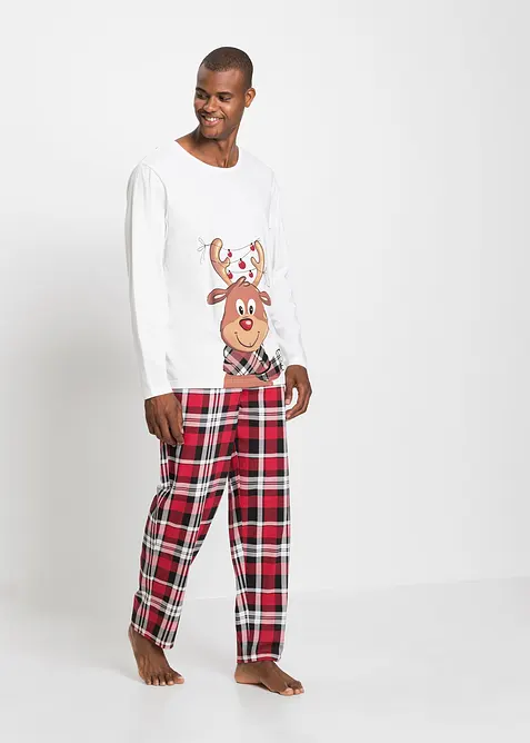 Pigiama a maniche lunghe in puro cotone biologico, bonprix