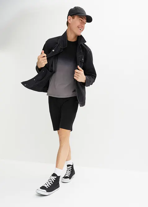 T-shirt e bermuda in felpa di puro cotone  (set 2 pezzi), bonprix