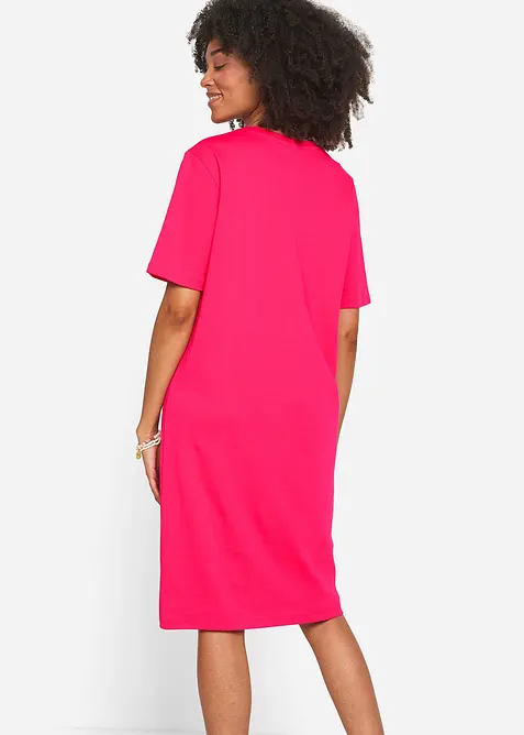 Abito t-shirt oversize in puro cotone (pacco da 2), bonprix