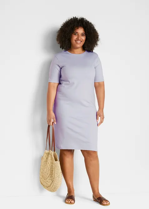 Abito t-shirt oversize in puro cotone (pacco da 2), bonprix