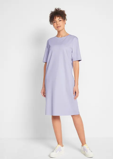 Abito t-shirt oversize in puro cotone (pacco da 2), bonprix