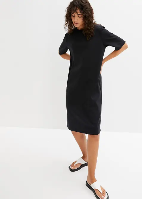 Abito t-shirt oversize in puro cotone (pacco da 2), bonprix