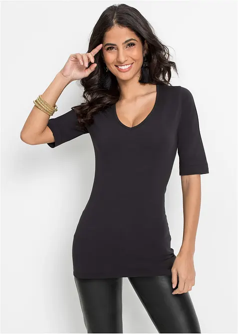 Maglia lunga aderente, bonprix