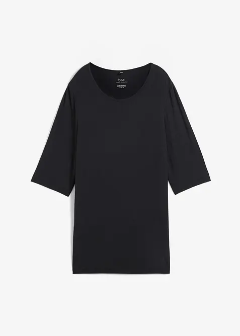 T-shirt lunga per sport con spacco, ad asciugatura rapida, bonprix