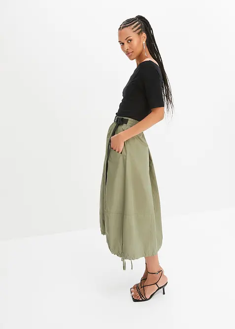 Maglia con spalle scoperte in misto viscosa, bonprix