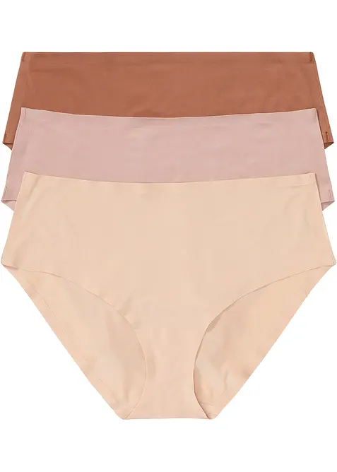 Panty senza cuciture Feel Comfort (pacco da 3), bonprix