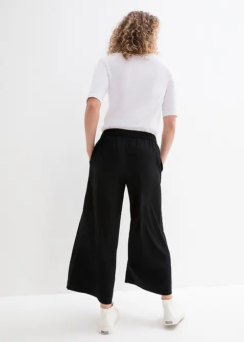 Pantaloni culotte in viscosa, bonprix