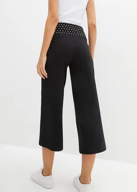 Pantaloni culotte da casa con bordo elastico in vita, bonprix
