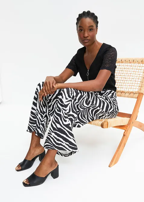 Maglia di cotone a costine, bonprix