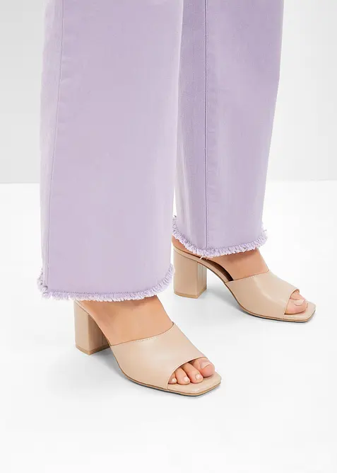 Ciabattine con tacco, bonprix