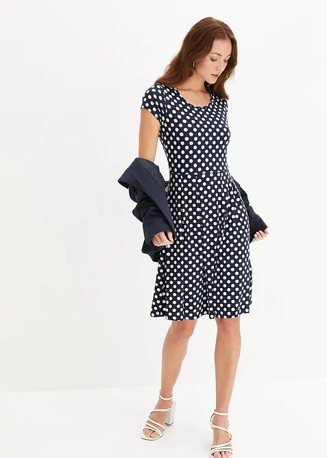 Abito in jersey di misto viscosa, bonprix