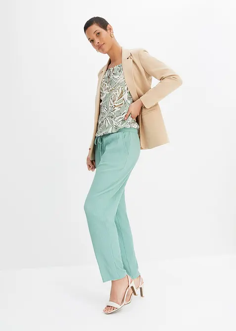 Blusa fantasia in viscosa fluente, bonprix