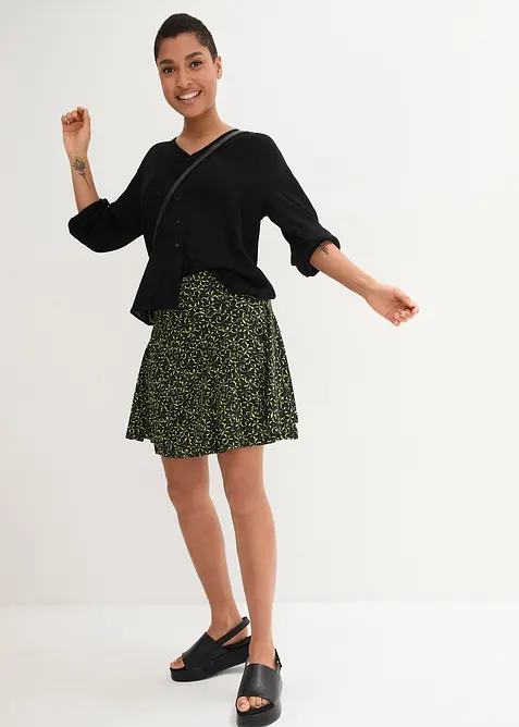 Gonna pantalone in viscosa morbida, bonprix