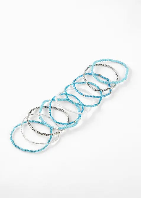 Bracciali di perline (set 10 pezzi), bonprix