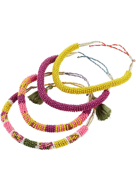 Bracciali (set 4 pezzi), bonprix