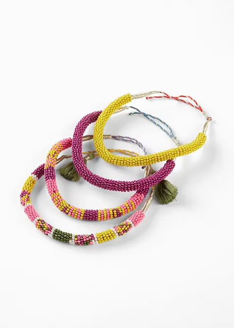 Bracciali (set 4 pezzi), bonprix
