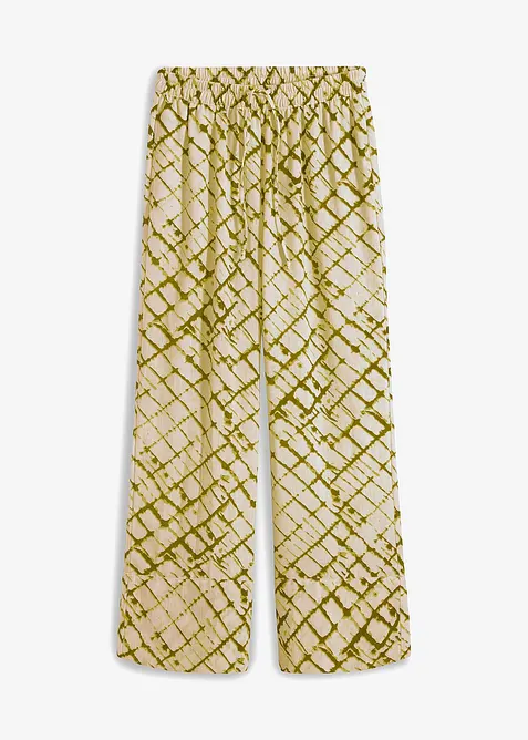 Pantaloni larghi con stampa, bonprix