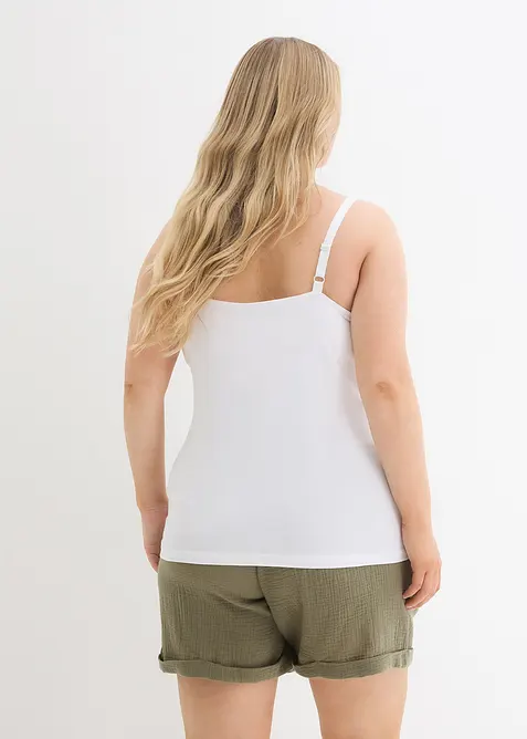 Top prémaman / da allattamento in cotone biologico (pacco da 2), bonprix