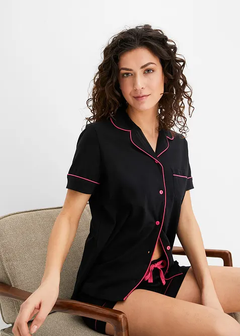 Pigiama estivo con bottoni, bonprix