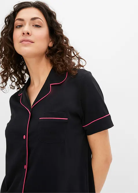 Pigiama estivo con bottoni, bonprix