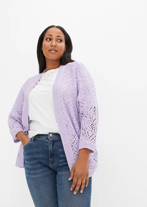 Cardigan traforato, bonprix