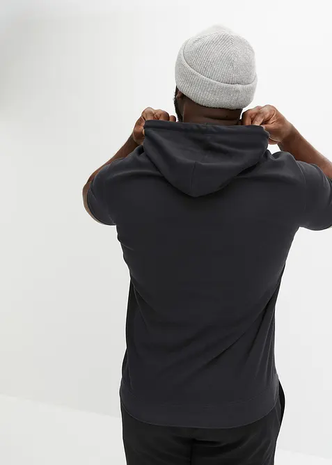 T-shirt con cappuccio in qualità pesante, bonprix