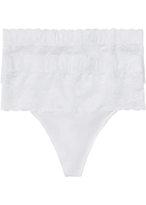 Perizoma con effetto modellante medio (pacco da 2), bonprix