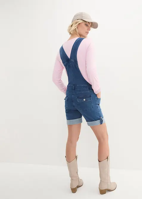 Salopette corta prémaman di jeans 2 in 1, bonprix