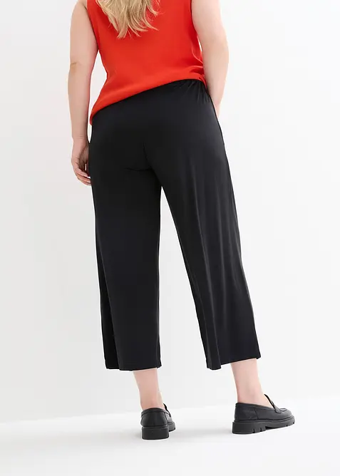 Pantaloni culotte pr&eacute;maman in morbida viscosa, loose fit, bonprix