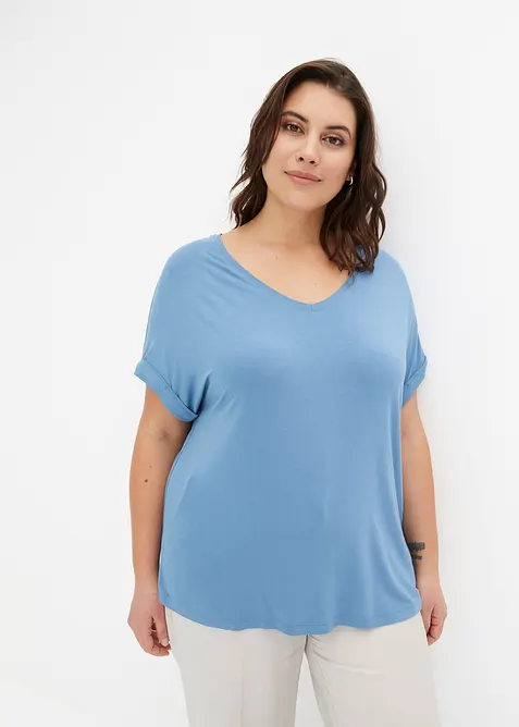 Maglia in misto viscosa fluente, bonprix