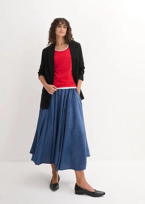 Top lungo in puro cotone (pacco da 5), bonprix