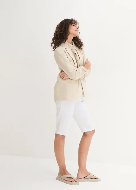 Bermuda in misto cotone elasticizzato (pacco da 2), bonprix