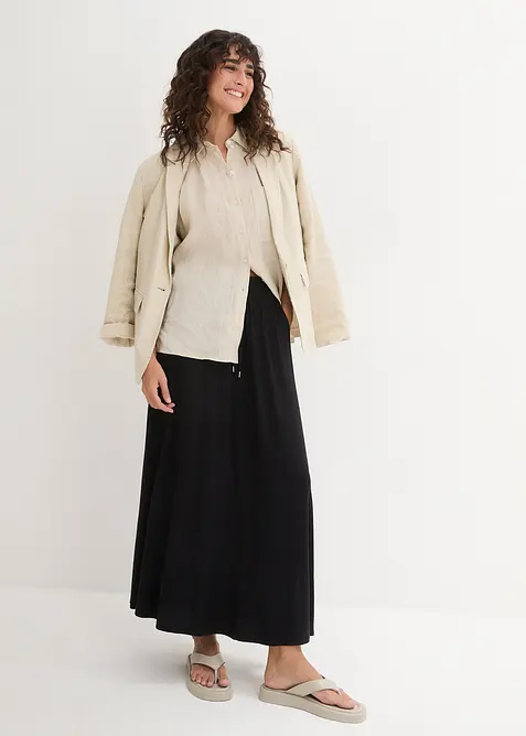 Gonna in jersey misto viscosa, bonprix