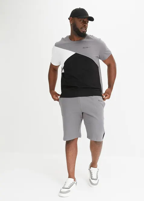 T-shirt e bermuda in felpa (set 2 pezzi), bonprix