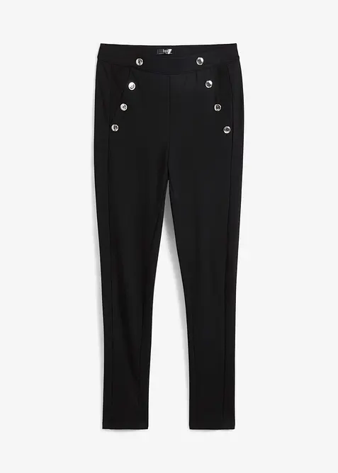 Leggings in punto di Roma comodo, bonprix