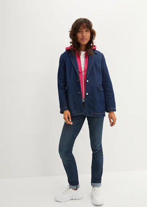 Jeans elasticizzati straight, vita media, bonprix