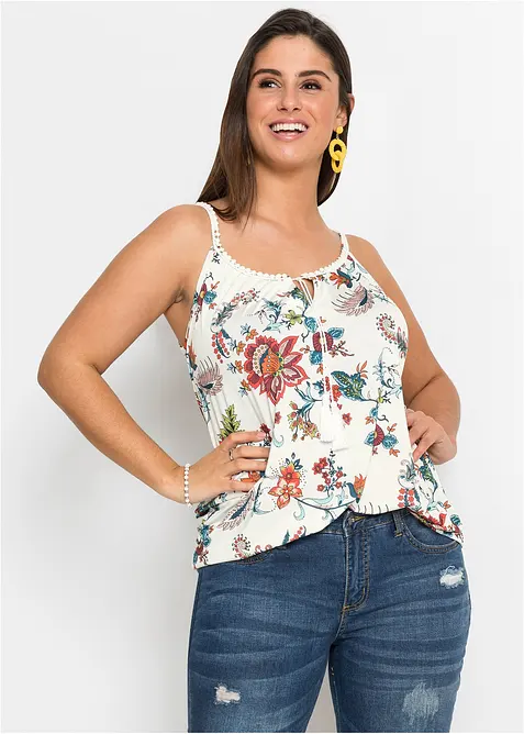 Top con spalline sottili, bonprix