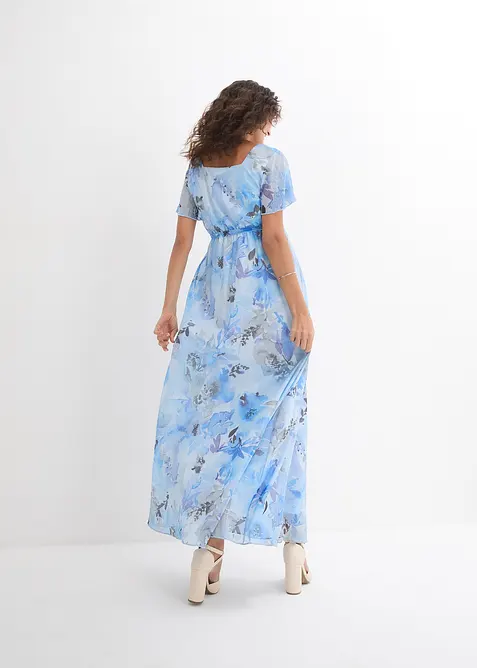 Abito lungo prémaman in mesh delicato, bonprix