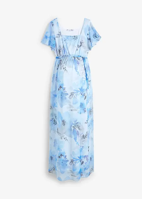 Abito lungo prémaman in mesh delicato, bonprix