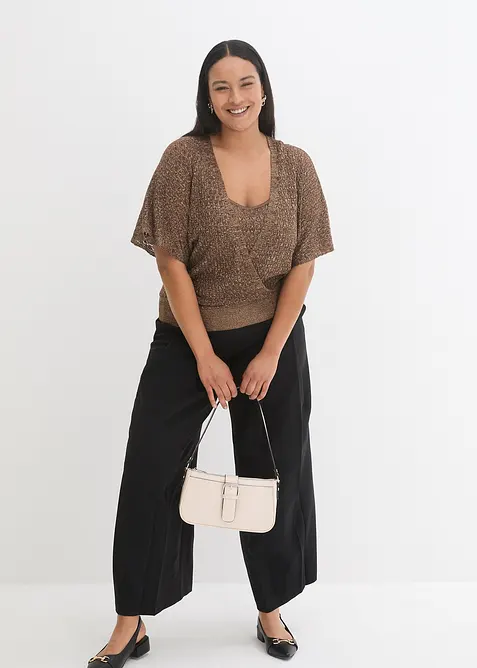 Maglione traforato, bonprix