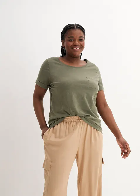 T-shirt in puro cotone biologico, bonprix