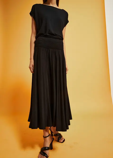 Gonna in jersey di viscosa fluente, bonprix