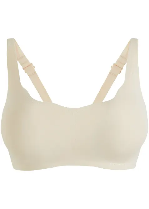 Reggiseno t-shirt imbottito laser cut senza ferretto Feel Comfort, bonprix